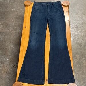 Goldsign Elan style  Deep Blue Flare Jeans